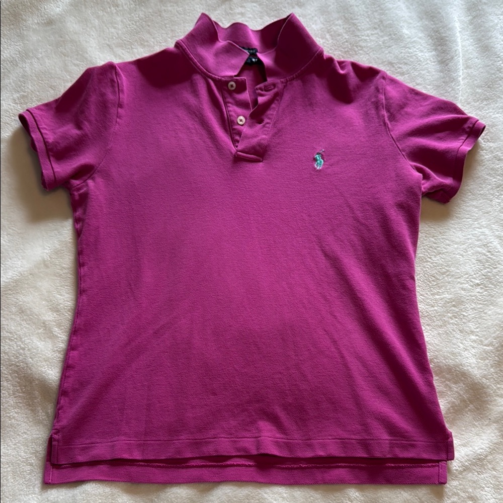 Polo by Ralph Lauren Pink Polo Shirt Classic Short Sleeve